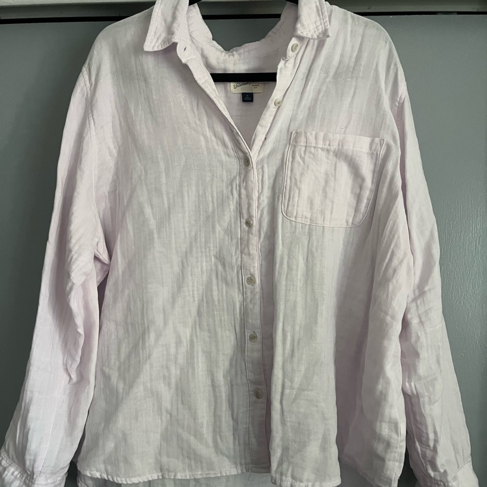 Light purple gauze shirt
